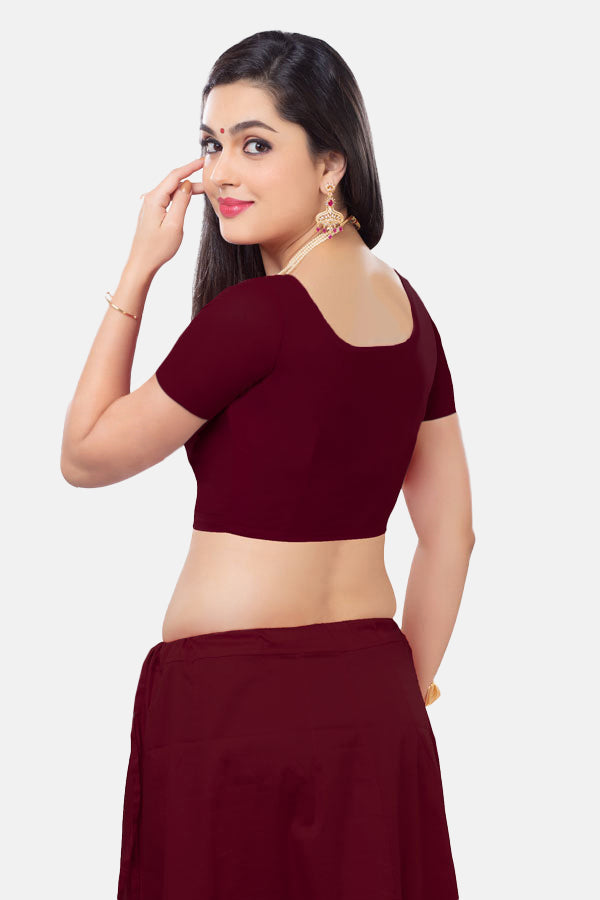 Naidu Hall Princess Cut Short Sleeve two by two Blouse
