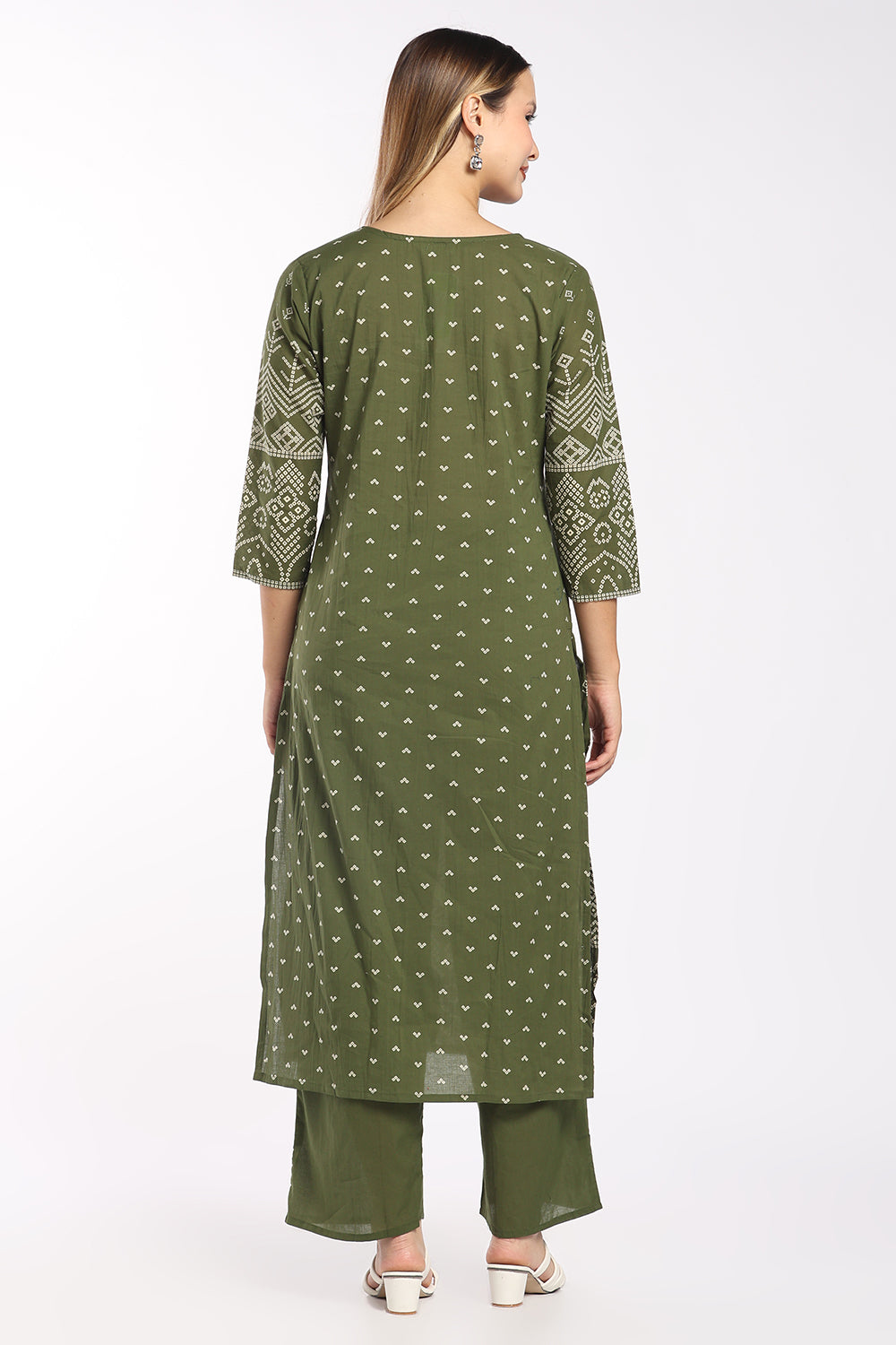 Mythri Women's Cotton Angrakha Salwar Set | Printed Angrakha Chudidar Set for Women | Regular Fit Daily, Office & Casual Ethnic Wear - AF-05