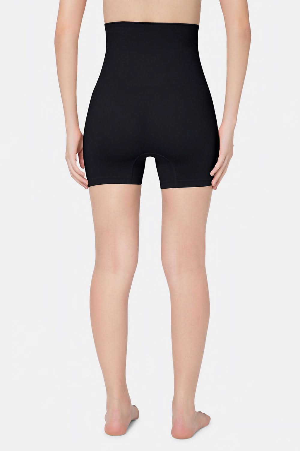Intimacy Assorted Ultra Stretch High‑Waist Shaping Shorts | Tummy Control – Black ZH01