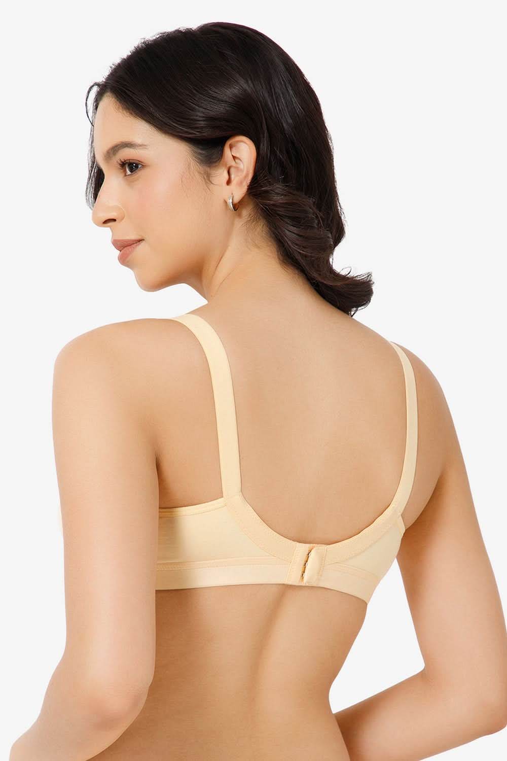High Coverage Broad Strap Non-Wired Non-Padded All-Rounder Intimacy Everyday T-Shirt Bra - EC05 - Naidu Hall Family Store