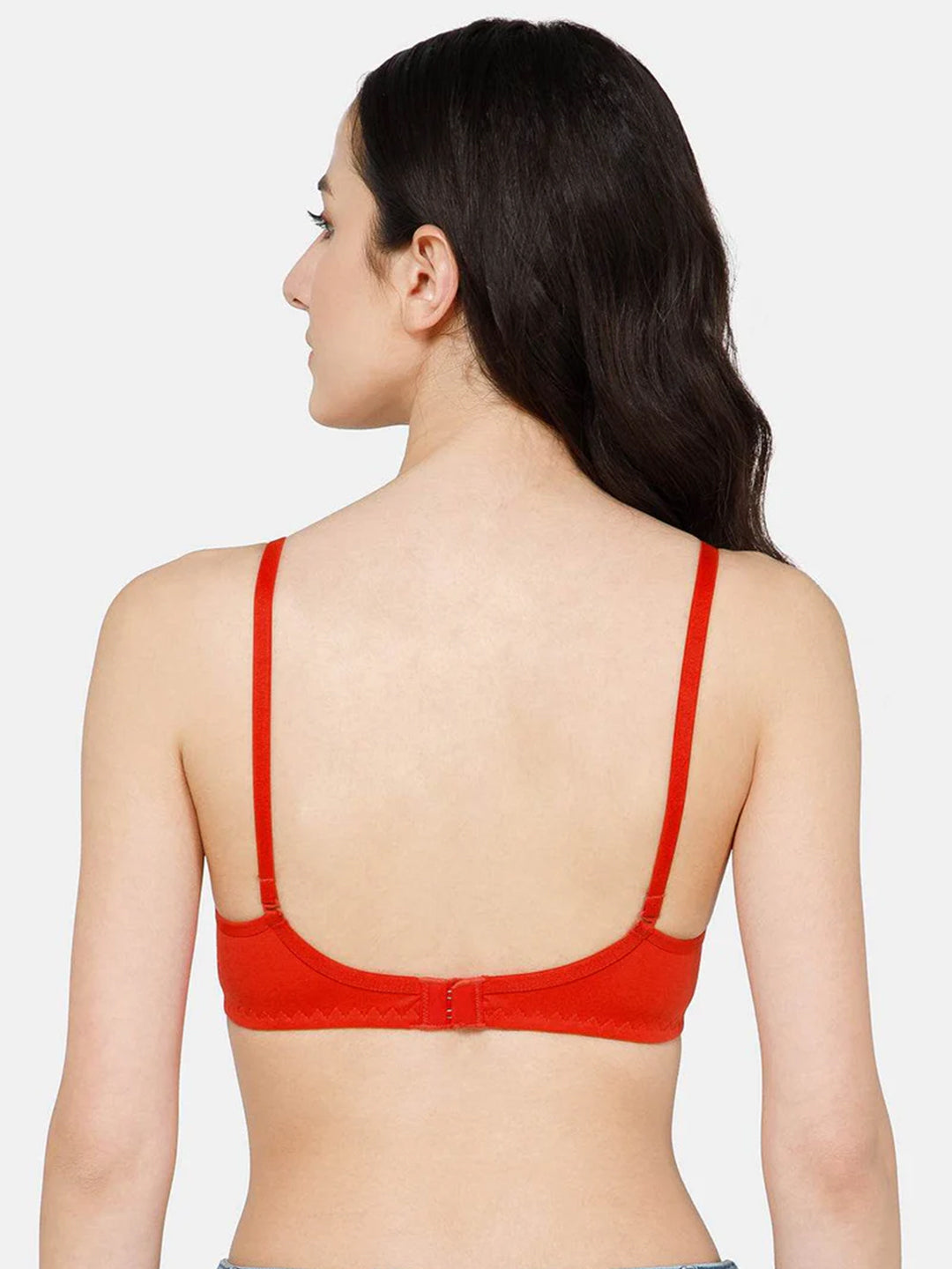 Fashionable Non-Wired Non-Padded Back Closure Intimacy Everyday T-Shirt Bra - Blue Shades - ES06