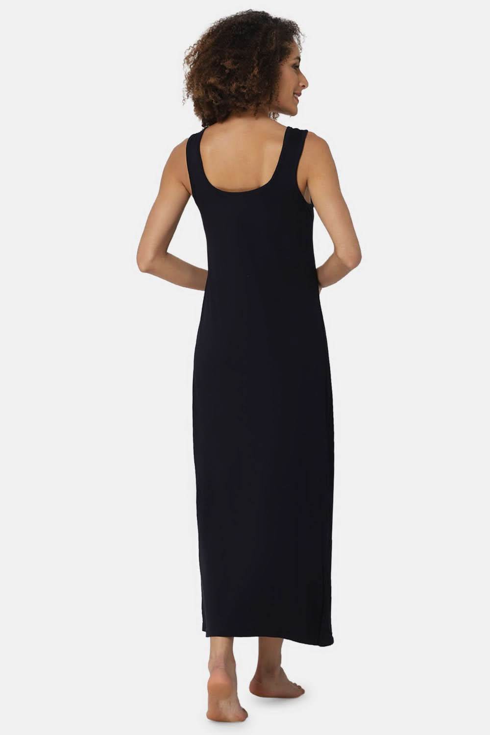 Intimacy Sleeveless Full-Length Night Slip | Ultra-Soft Cotton Comfort for All Seasons - Naidu Hall Family Store