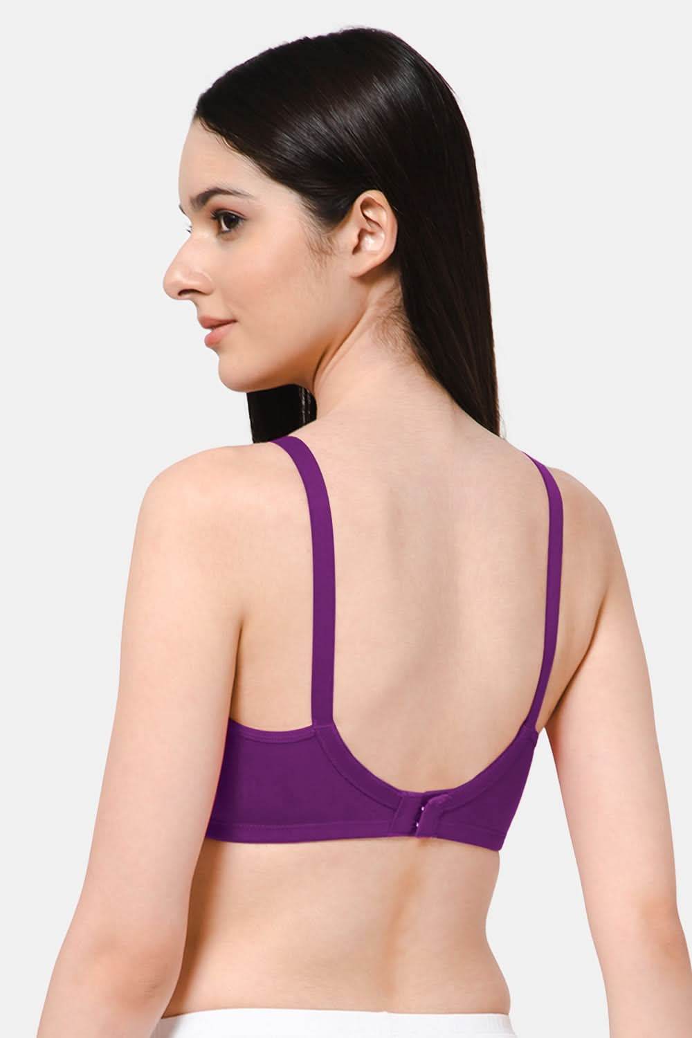 High Coverage Intimacy Nursing Bra - Maternity Bra - Magic Purple - FB07 - Naidu Hall Family Store