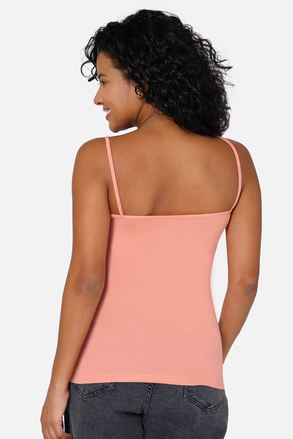 Intimacy Full Coverage Cotton Slip Camisole – IN08 | Non-Padded & Wire-Free Comfort Design - Naidu Hall Family Store