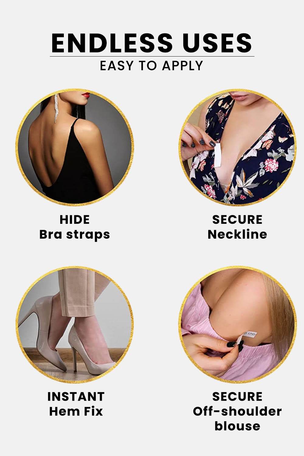 Intimacy Double Sided Hypoallergenic Fashion Body Tape - Naidu Hall Family Store