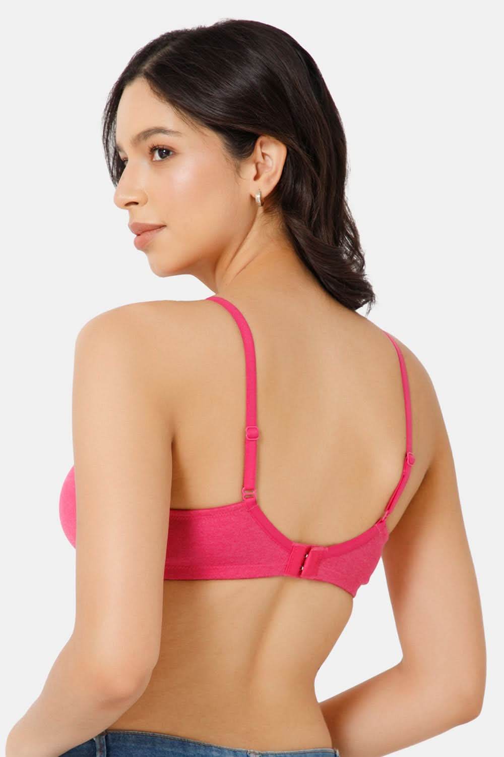 Nora Non-Wired Seamless Everyday T-Shirt Bra with Double-Layered Support - Naidu Hall Family Store