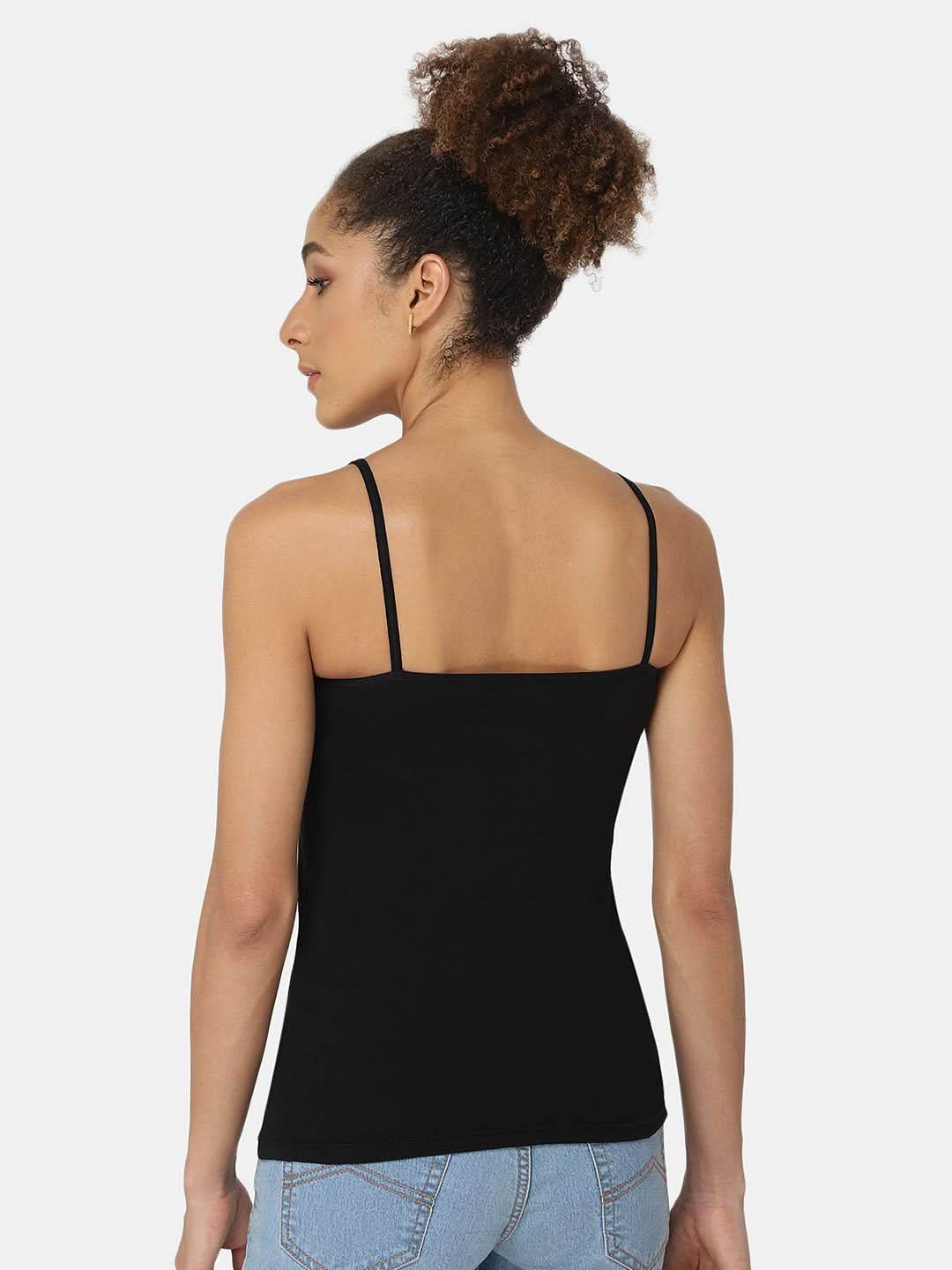 Full Coverage Non-Wired Non-Padded Cotton Intimacy Slip Camisole - Prime Shades - IN08 - Naidu Hall Family Store