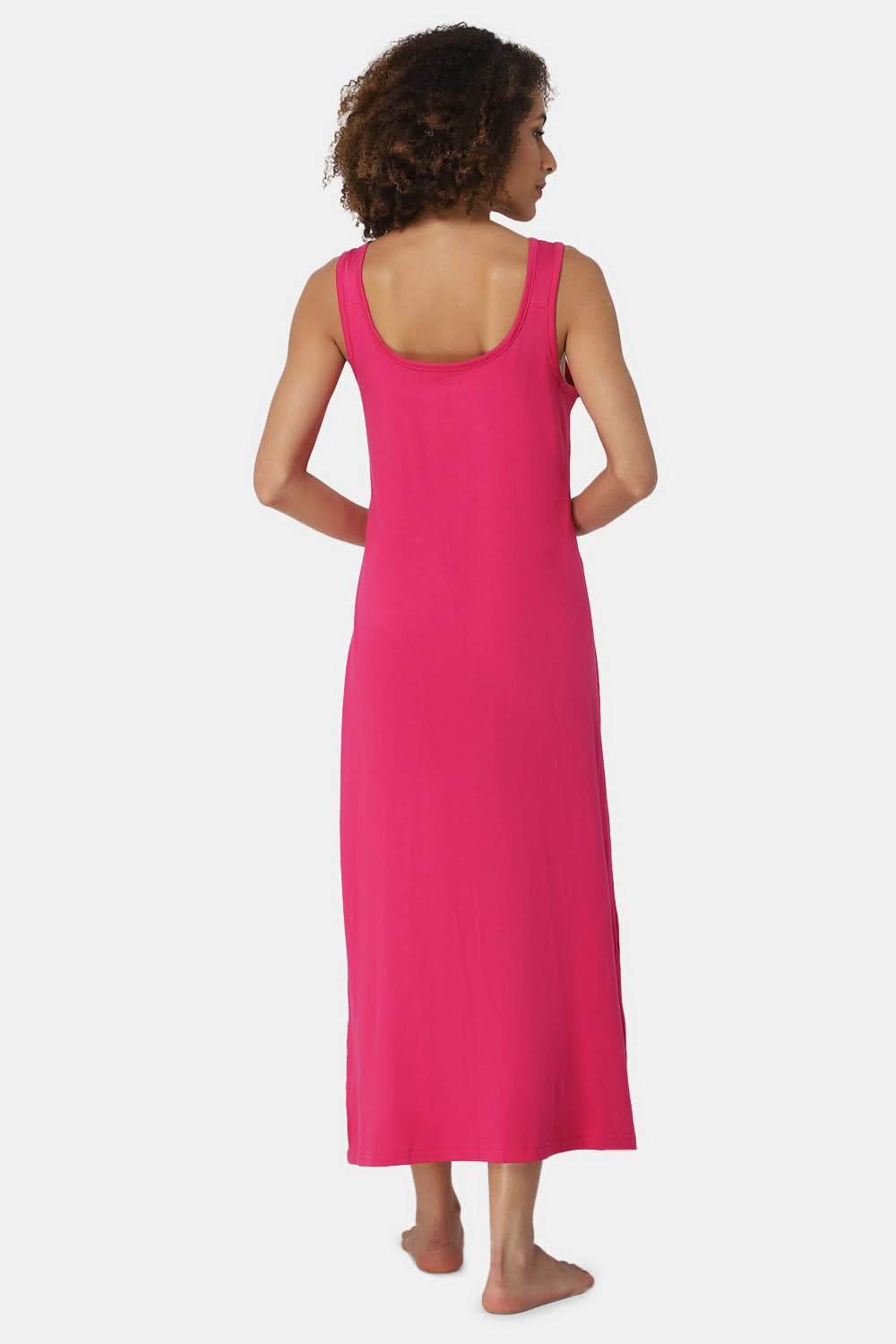 Intimacy Sleeveless Full-Length Night Slip | Ultra-Soft Cotton Comfort for All Seasons - Naidu Hall Family Store