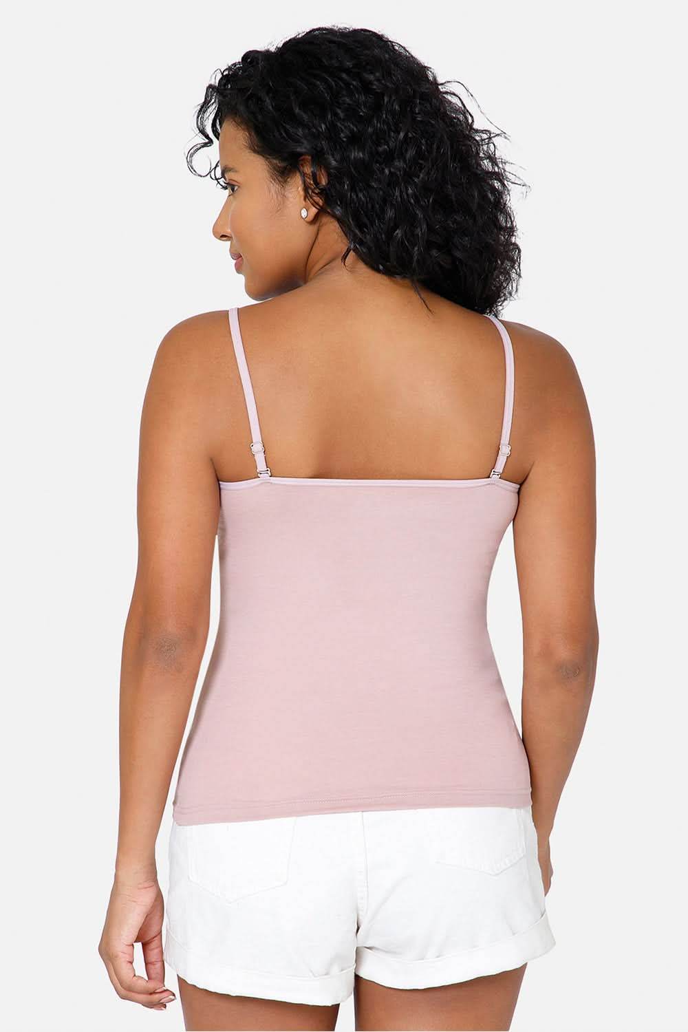 Intimacy Full Coverage Cotton Slip Camisole – IN08 | Non-Padded & Wire-Free Comfort Design - Naidu Hall Family Store