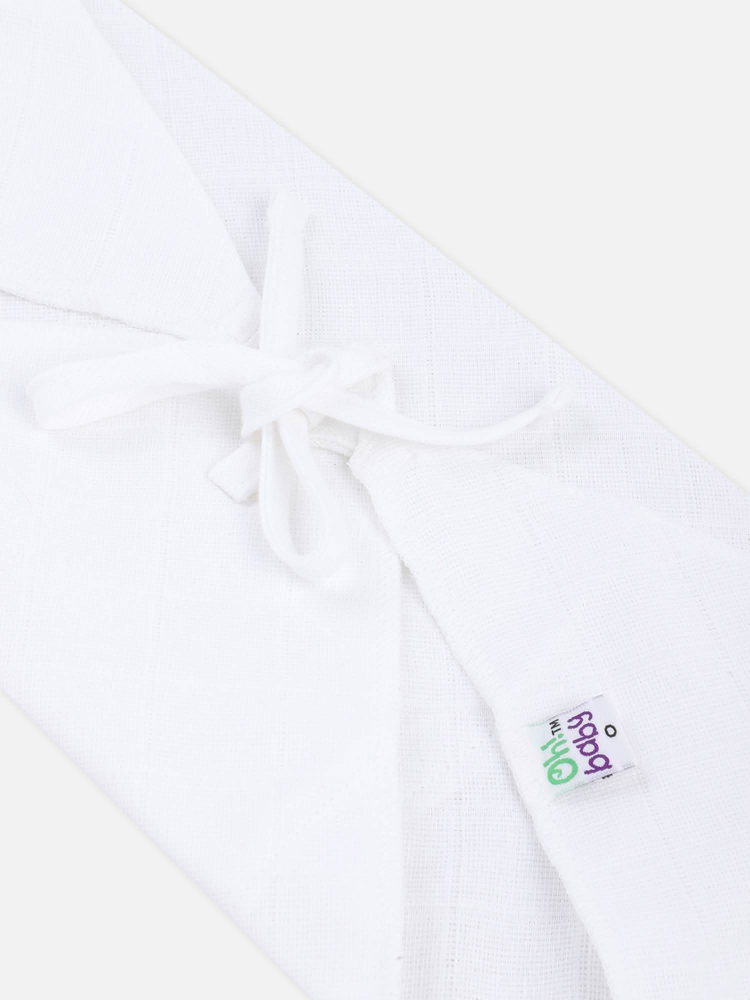 Oh Baby Plain Triangle Nappies White - Trpl - Naidu Hall Family Store