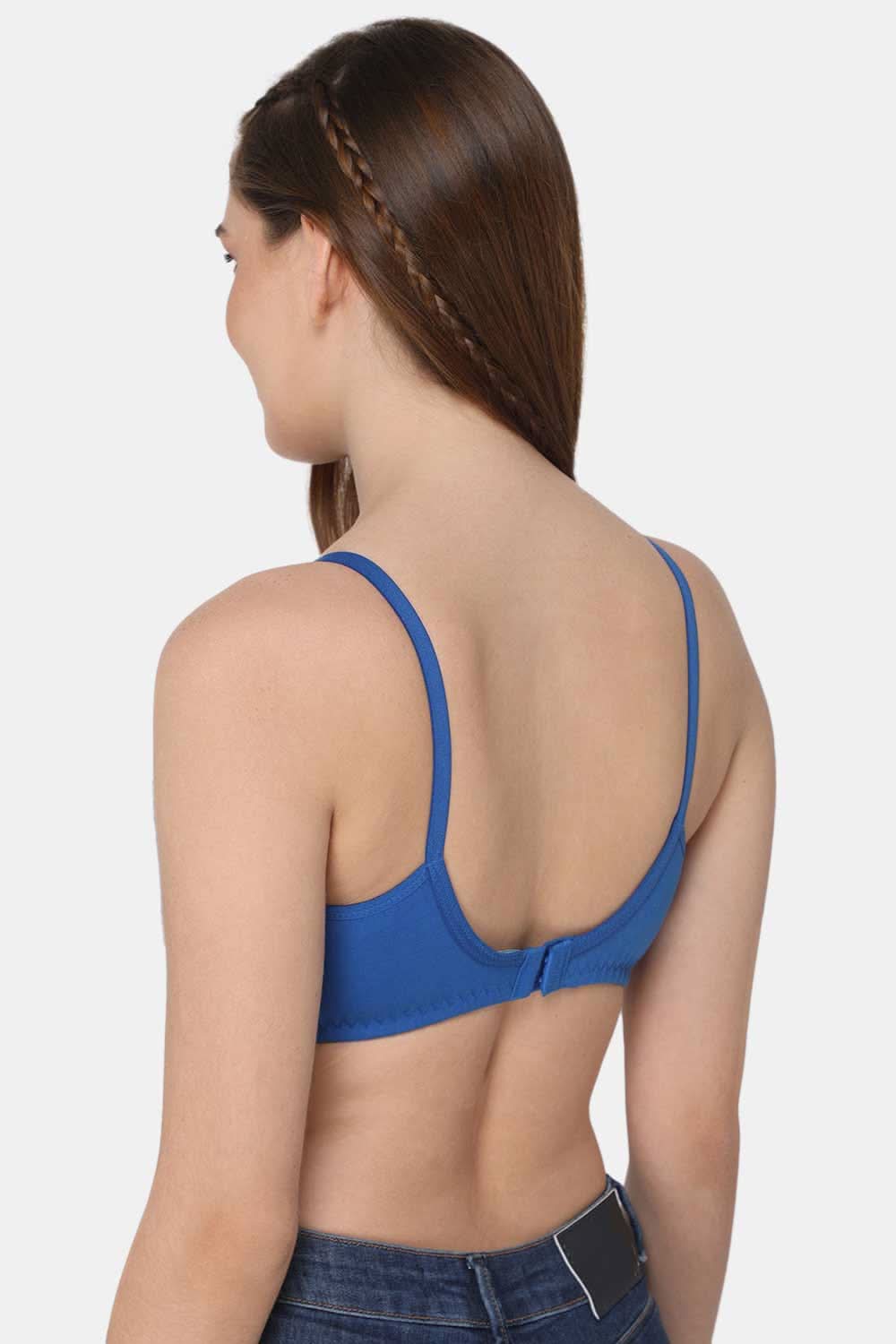 Non-Padded Intimacy Saree Bra- Blue