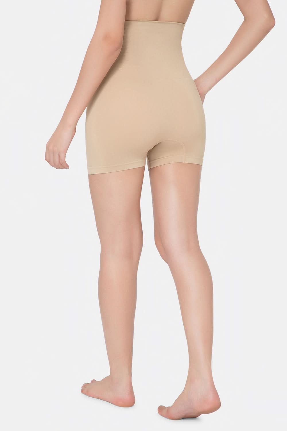 Intimacy Ultra Stretch High Waist Shaping Nylon Skin Shorts | Tummy Control & All-Day Comfort | ZH01