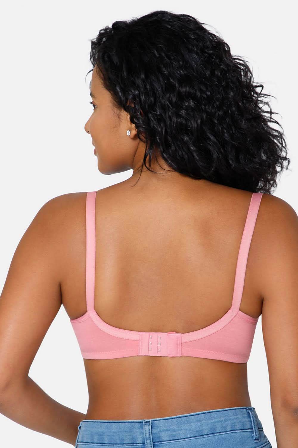 Everyday Full Coverage Non-Padded Intimacy T-Shirt Saree Bra - Rose Wood - DEFC - Naidu Hall Family Store