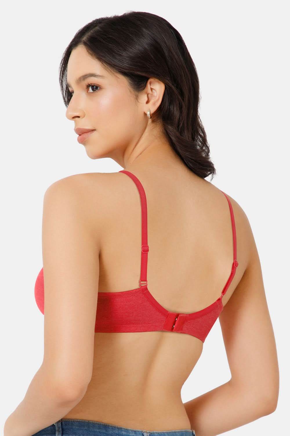 Nora Non-Wired Seamless Everyday T-Shirt Bra with Double-Layered Support - Naidu Hall Family Store