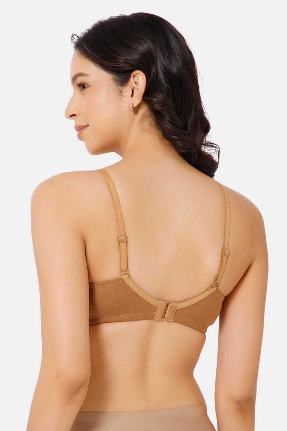 Nora Non-Wired Seamless Everyday T-Shirt Bra with Double-Layered Support - Naidu Hall Family Store