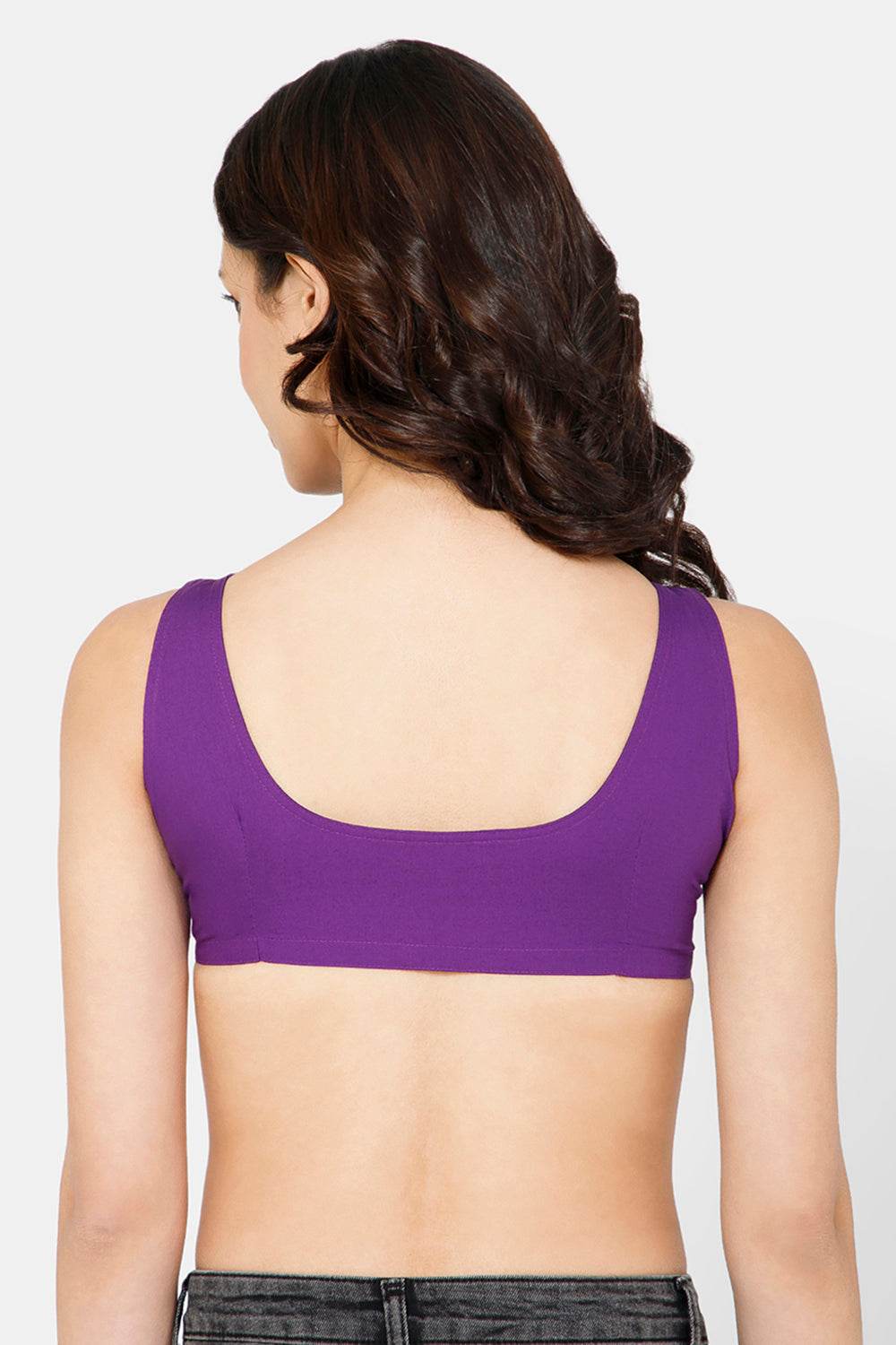 High Coverage Non-Wired Non-Padded Broad Strap Front Open Saree Bra - NHPB - Naidu Hall Family Store