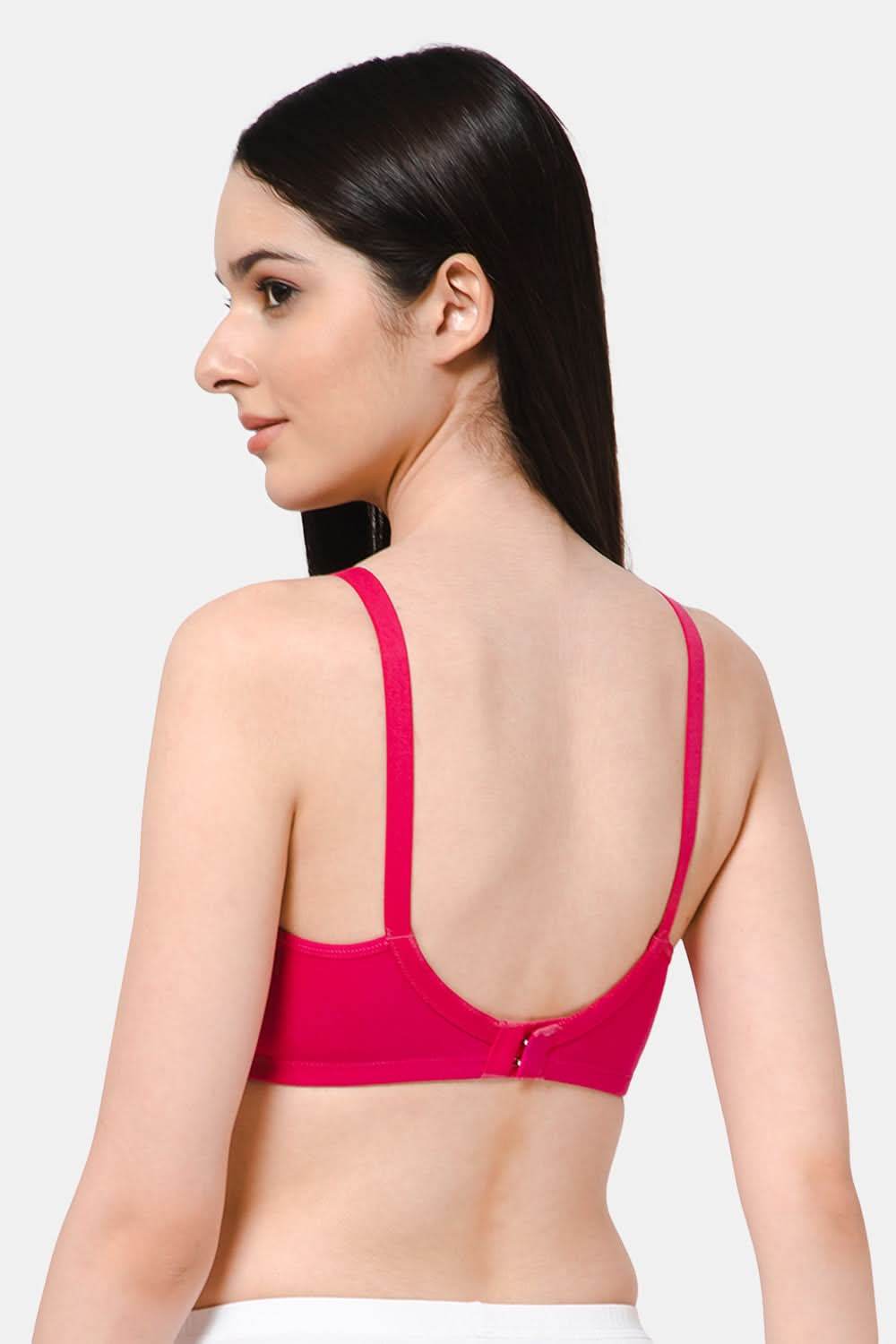 High Coverage Intimacy Nursing Bra - Maternity Bra - Feeding Bra - Fuchsia - FB07 - Naidu Hall Family Store