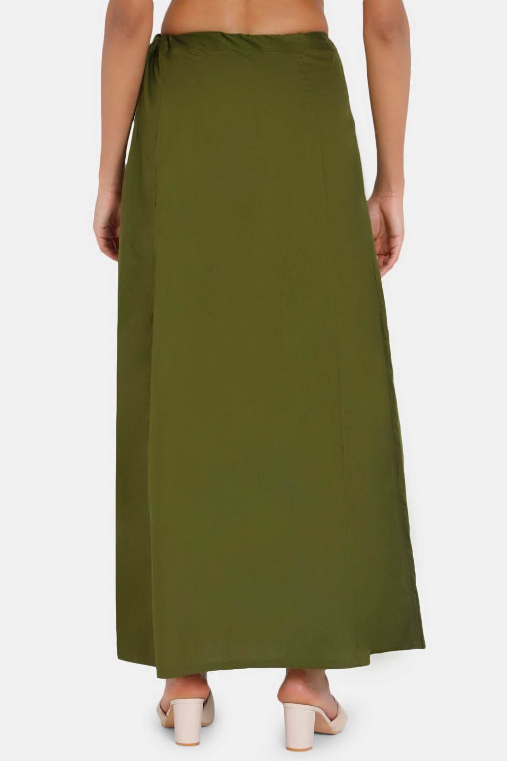 Premium 100% Cotton Saree Inskirt in Popular Colors | Naidu 7-Part Saree Hall Petticoat HC40 - Naidu Hall Family Store