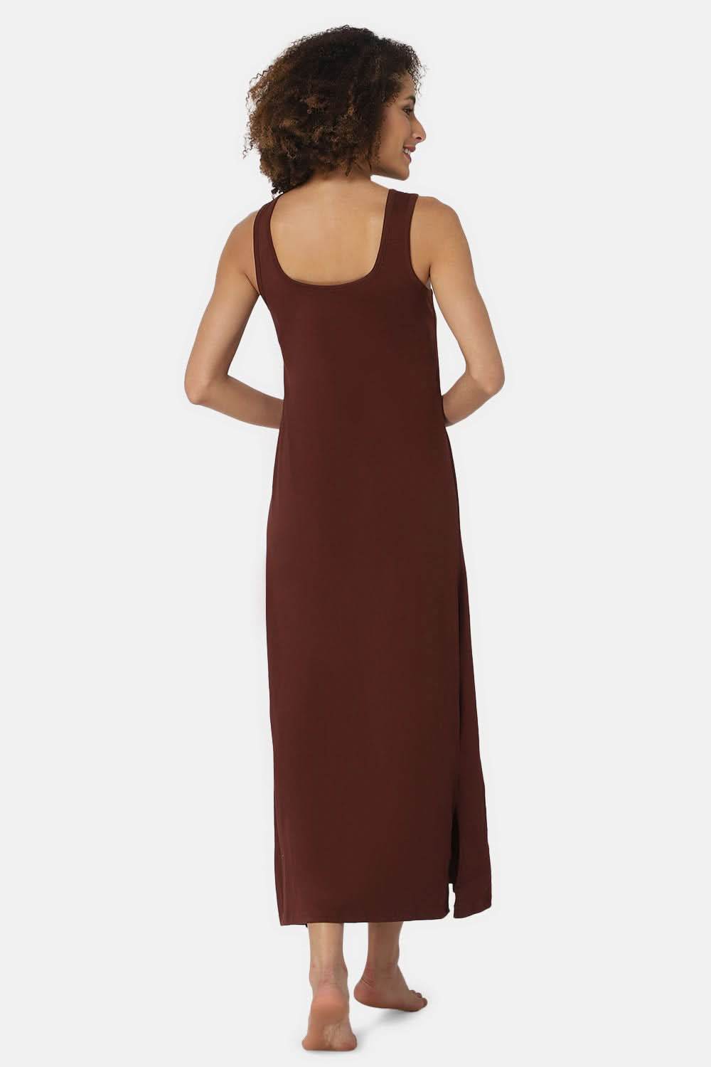 Intimacy Sleeveless Full-Length Night Slip | Ultra-Soft Cotton Comfort for All Seasons - Naidu Hall Family Store