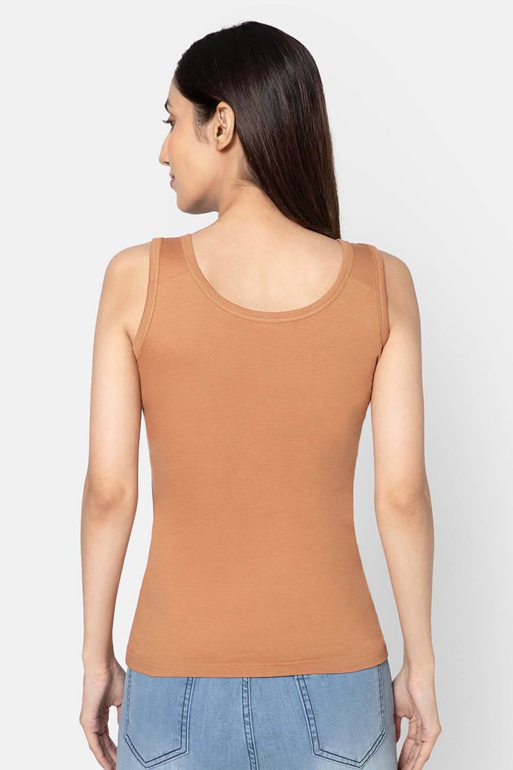 Full Coverage Sweat Absorbent Intimacy Cotton Tanktop - IN07 - Naidu Hall Family Store
