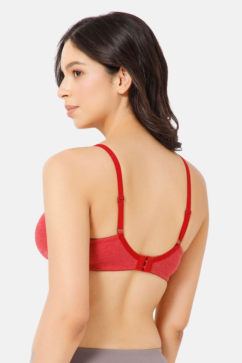 Nora Non-Wired Seamless Everyday T-Shirt Bra with Double-Layered Support - Naidu Hall Family Store