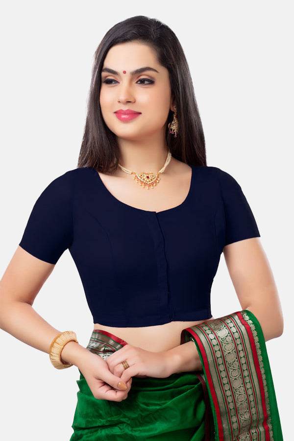 Naidu Hall Princess Cut Short Sleeve two by two Blouse - Naidu Hall Family Store