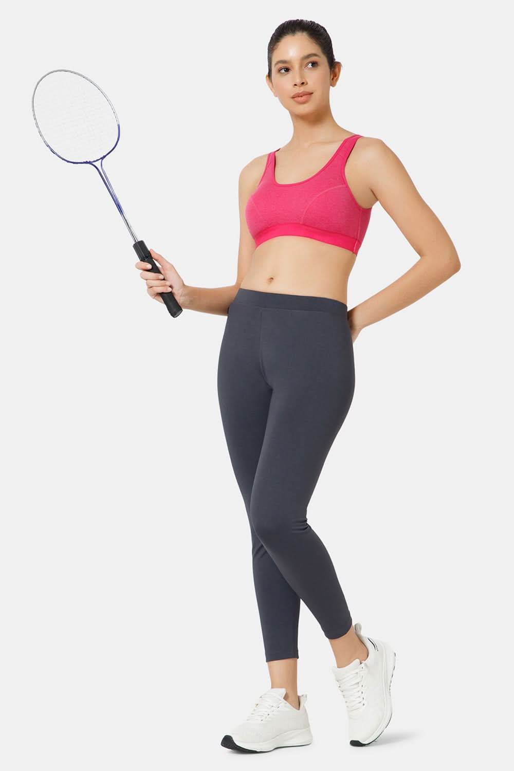 Naidu Hall Cotton Sports Bra - Erica | High Coverage, Cut & Sew Design, Effortless Comfort - Naidu Hall Family Store