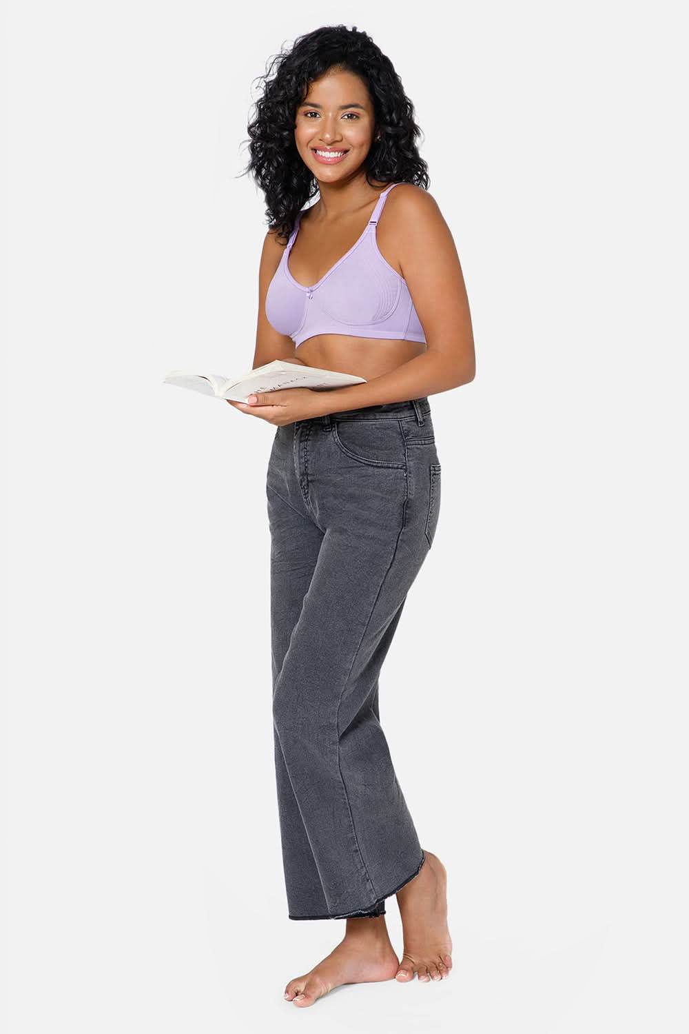 High Coverage Non-Wired Non-Padded Intimacy T-shirt Saree Bra - ES02 - Light Shades - Naidu Hall Family Store