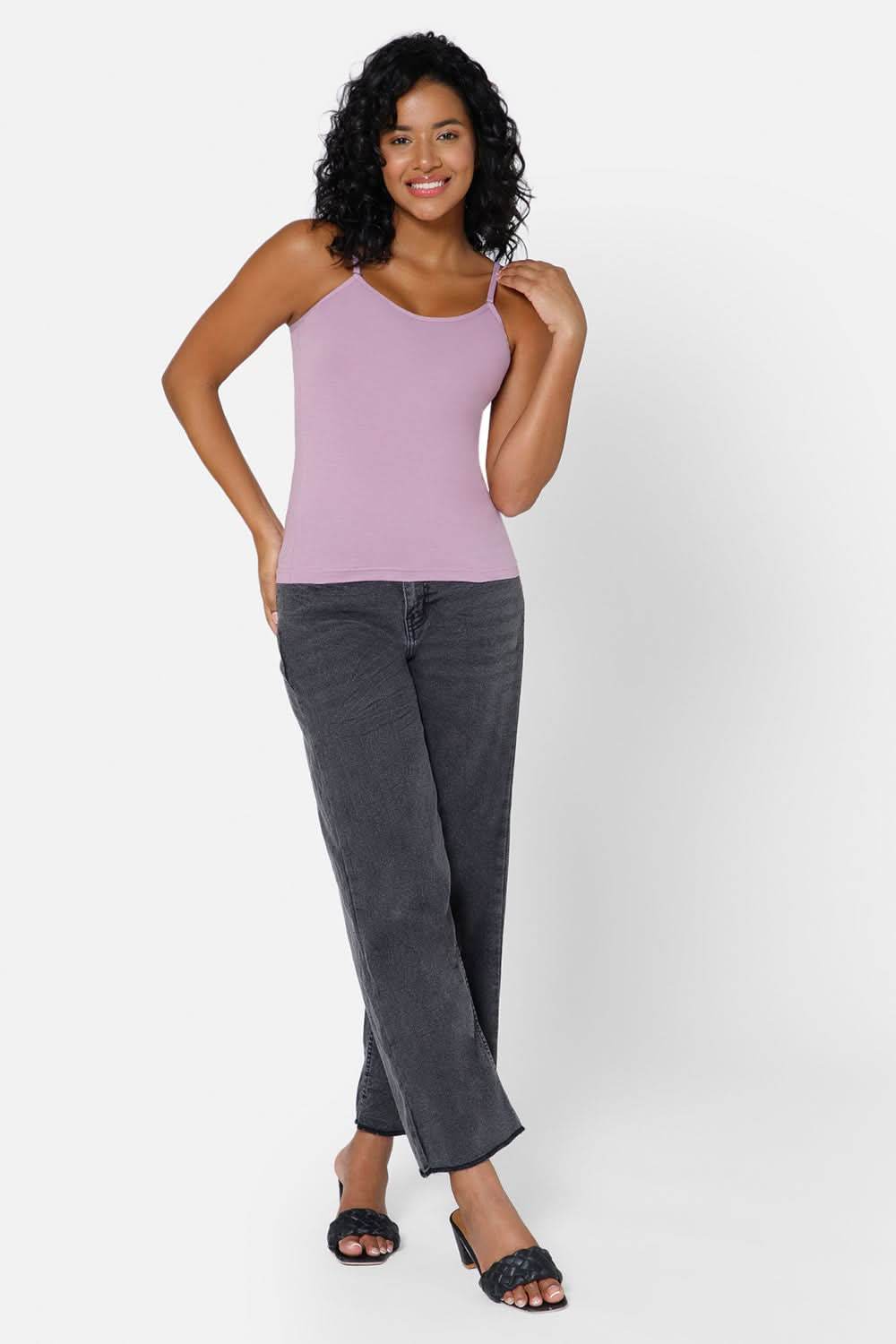 Intimacy Full Coverage Cotton Slip Camisole – IN15 | Non-Wired, Non-Padded & Ultra-Comfortable - Naidu Hall Family Store