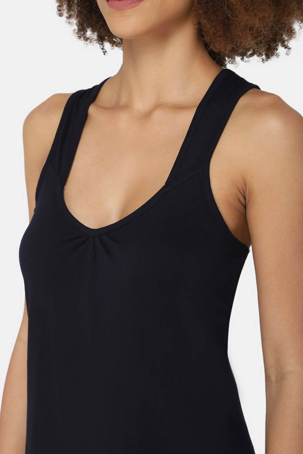 Intimacy Sleeveless Full-Length Night Slip | Ultra-Soft Cotton Comfort for All Seasons - Naidu Hall Family Store