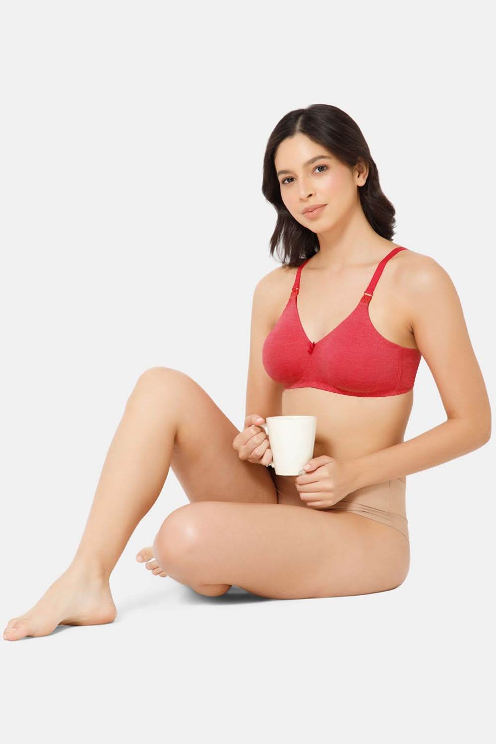 Naidu Hall Nursing Bra - EVI | Moulded Design, Transparent Buckle & Broad Straps for Ultimate Comfort - Naidu Hall Family Store