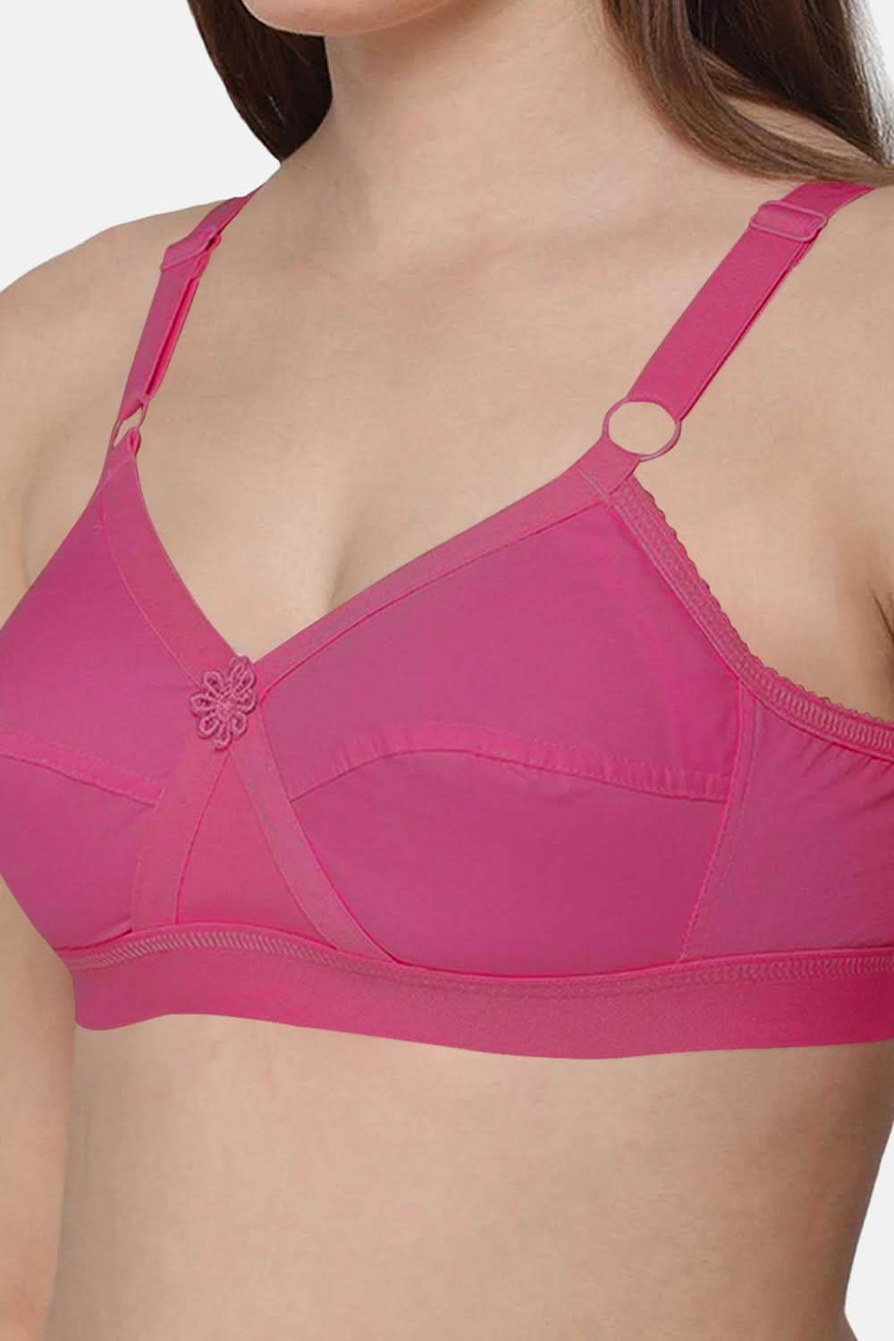 Intimacy Full Figure Bra in Fuchsia with Natural Lift and Adjustable Support - Naidu Hall Family Store