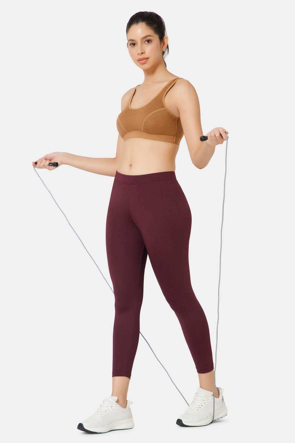 Naidu Hall Cotton Sports Bra - Erica | High Coverage, Cut & Sew Design, Effortless Comfort - Naidu Hall Family Store