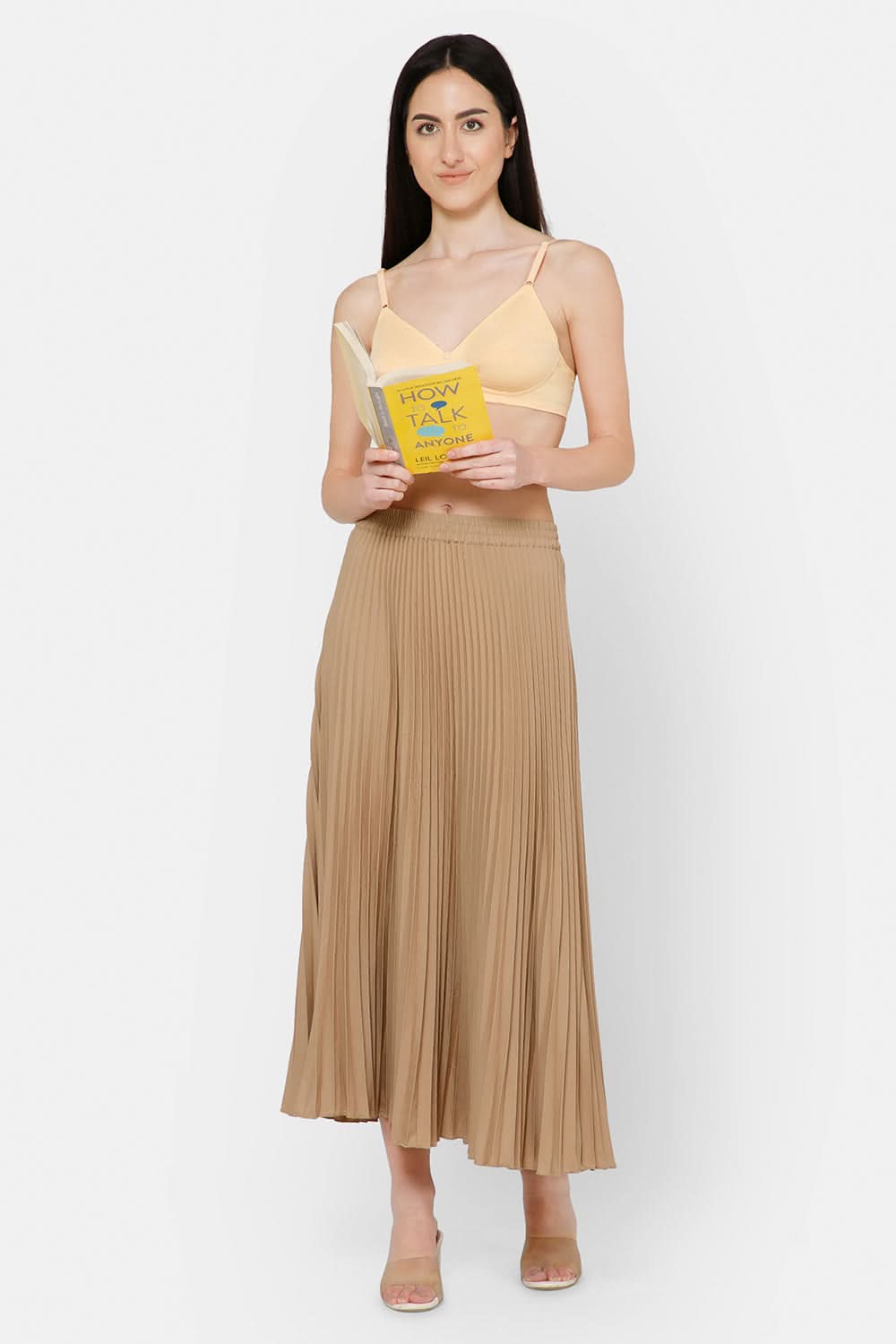 Skin Colour Everyday Saree and Salwar Bra – Glori by INaidu Hall, Non-Wired, Non-Padded, Comfortable Fit for Daily Use