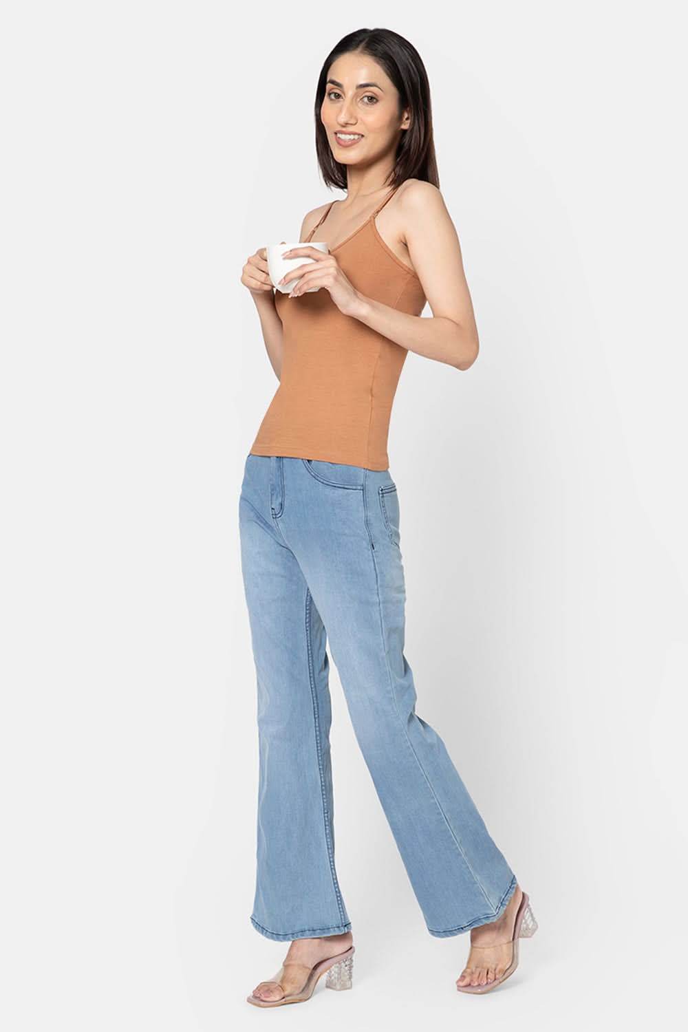 Intimacy Full Coverage Cotton Slip Camisole – IN15 | Non-Wired, Non-Padded & Ultra-Comfortable - Naidu Hall Family Store