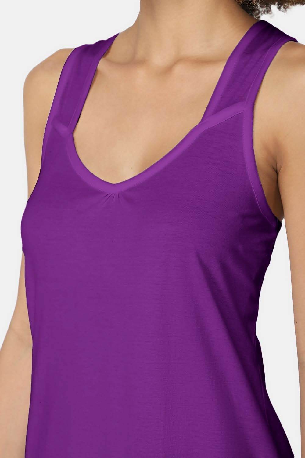 Intimacy Sleeveless Full-Length Night Slip | Ultra-Soft Cotton Comfort for All Seasons - Naidu Hall Family Store
