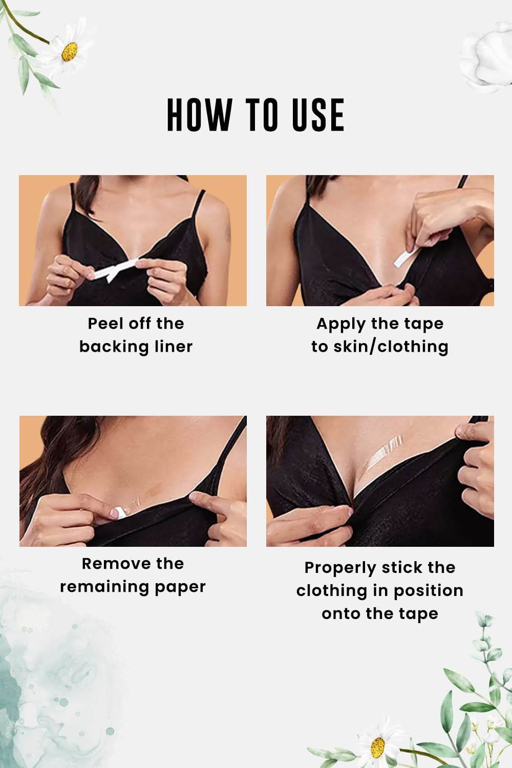 Intimacy Double Sided Hypoallergenic Fashion Body Tape - Naidu Hall Family Store