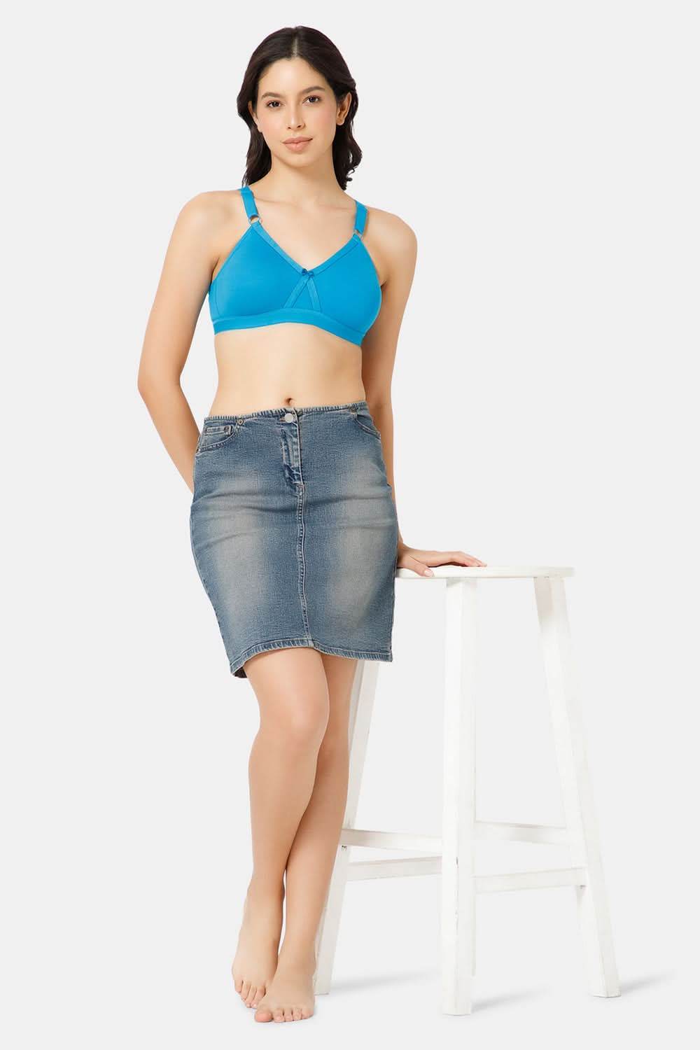High Coverage Broad Strap Non-Wired Non-Padded All-Rounder Intimacy Everyday T-Shirt Bra - EC05 - Naidu Hall Family Store