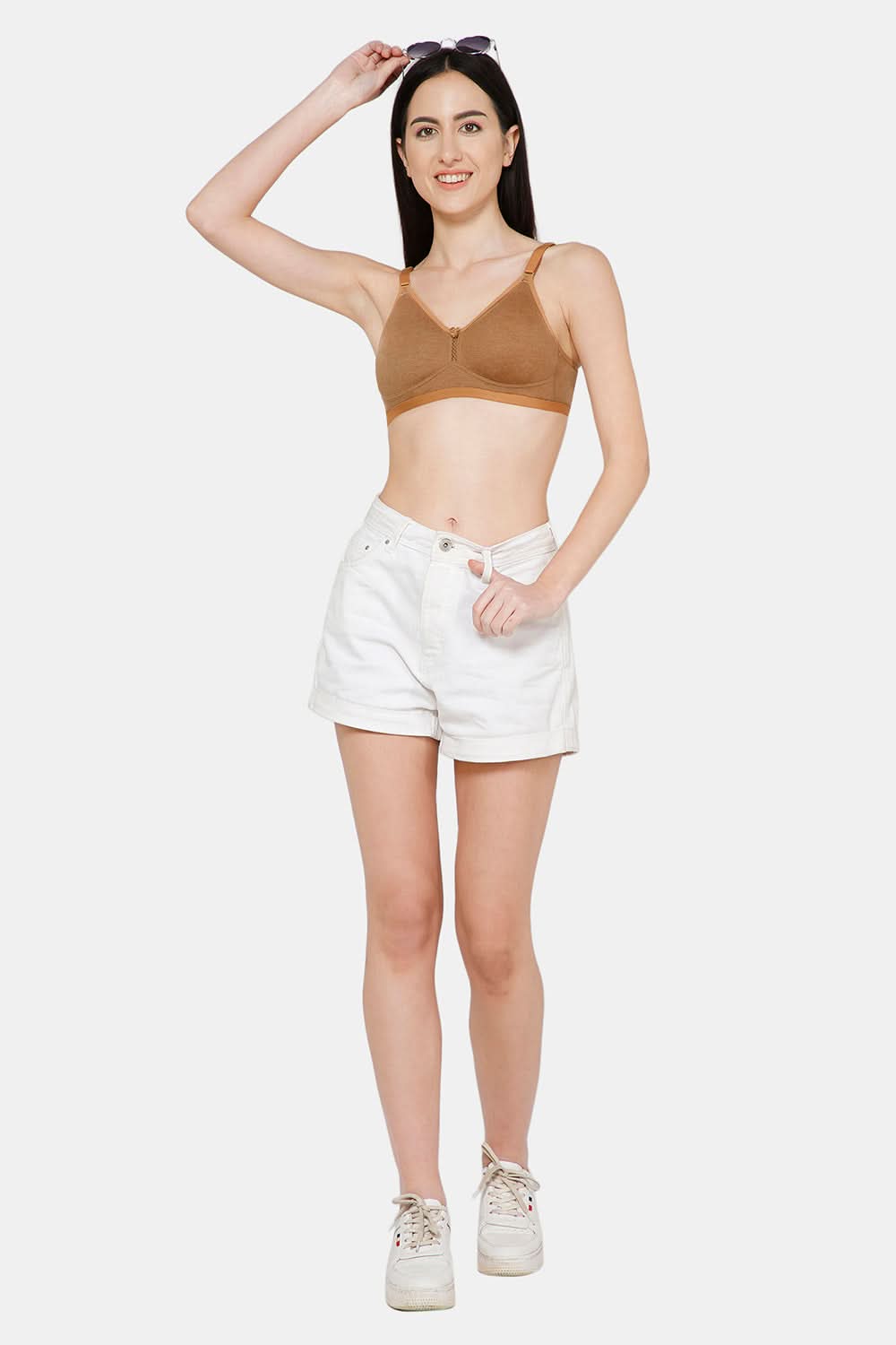 Naidu Hall Everyday T-Shirt Bra - Beauti | High Coverage Double Layered Bra with Seamless Comfort
