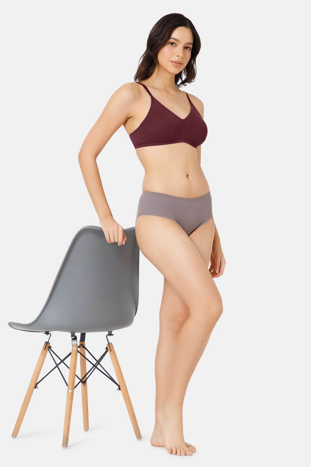 Nora Non-Wired Seamless Everyday T-Shirt Bra with Double-Layered Support - Naidu Hall Family Store