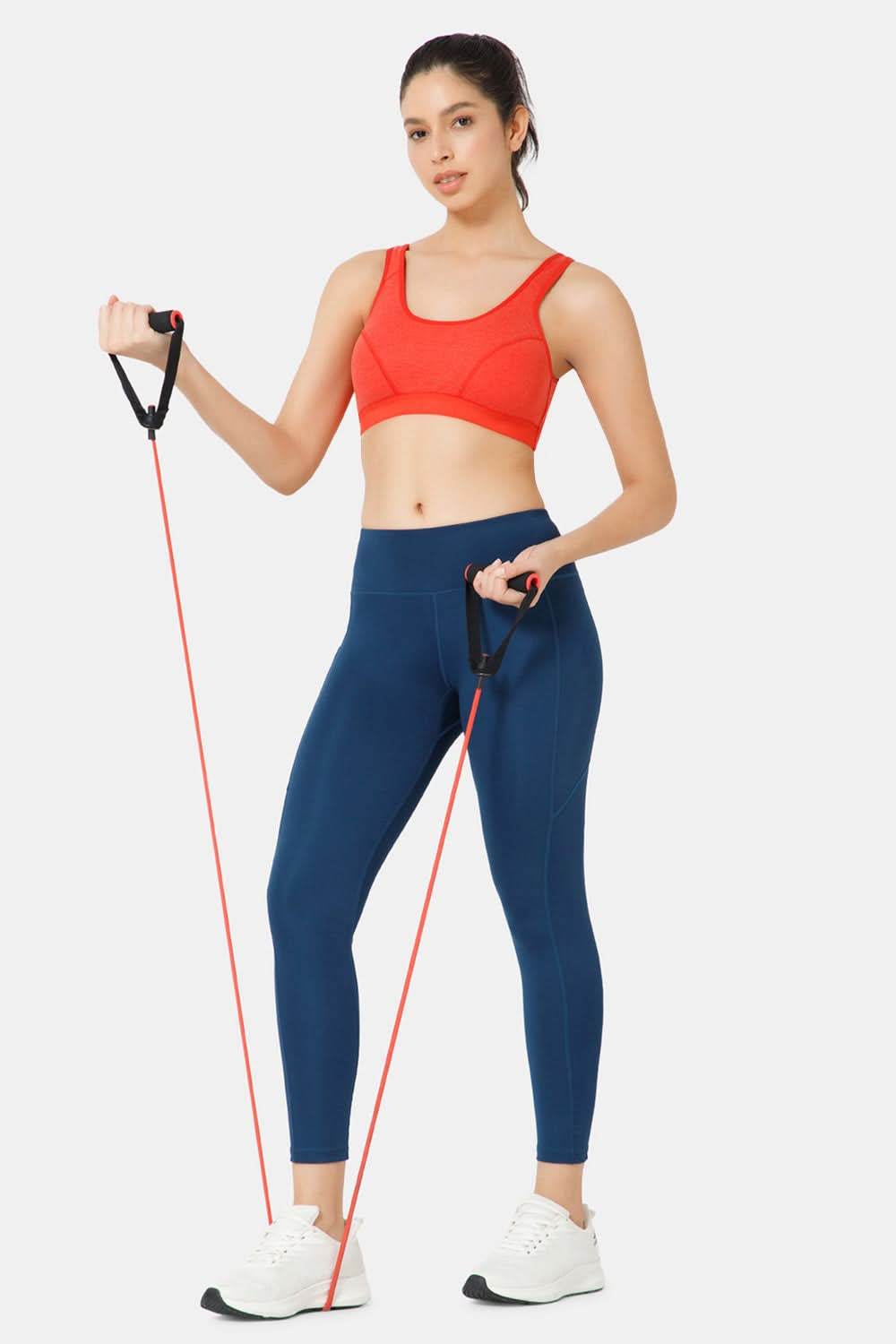 Naidu Hall Cotton Sports Bra - Erica | High Coverage, Cut & Sew Design, Effortless Comfort - Naidu Hall Family Store
