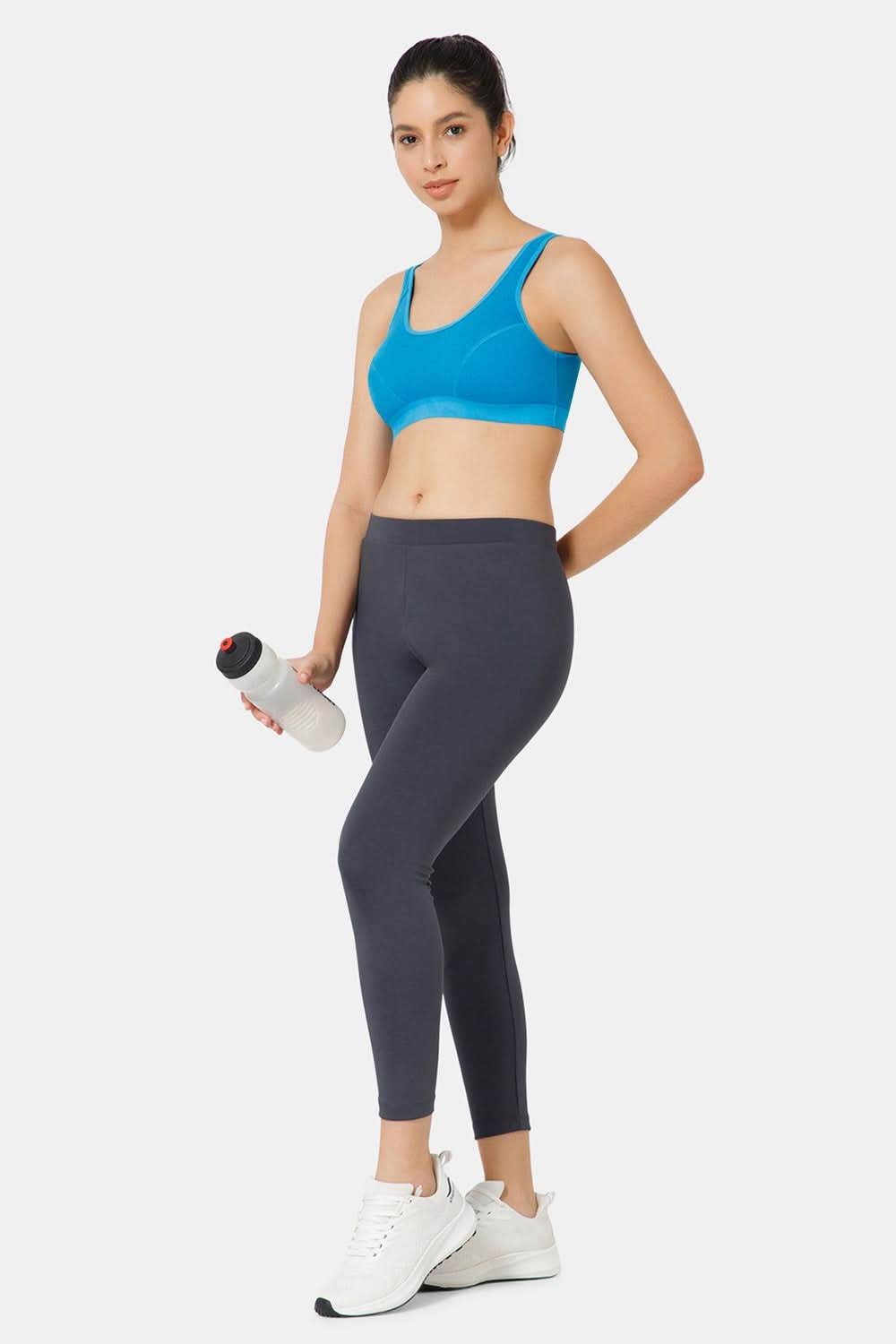 Naidu Hall Cotton Sports Bra - Erica | High Coverage, Cut & Sew Design, Effortless Comfort - Naidu Hall Family Store