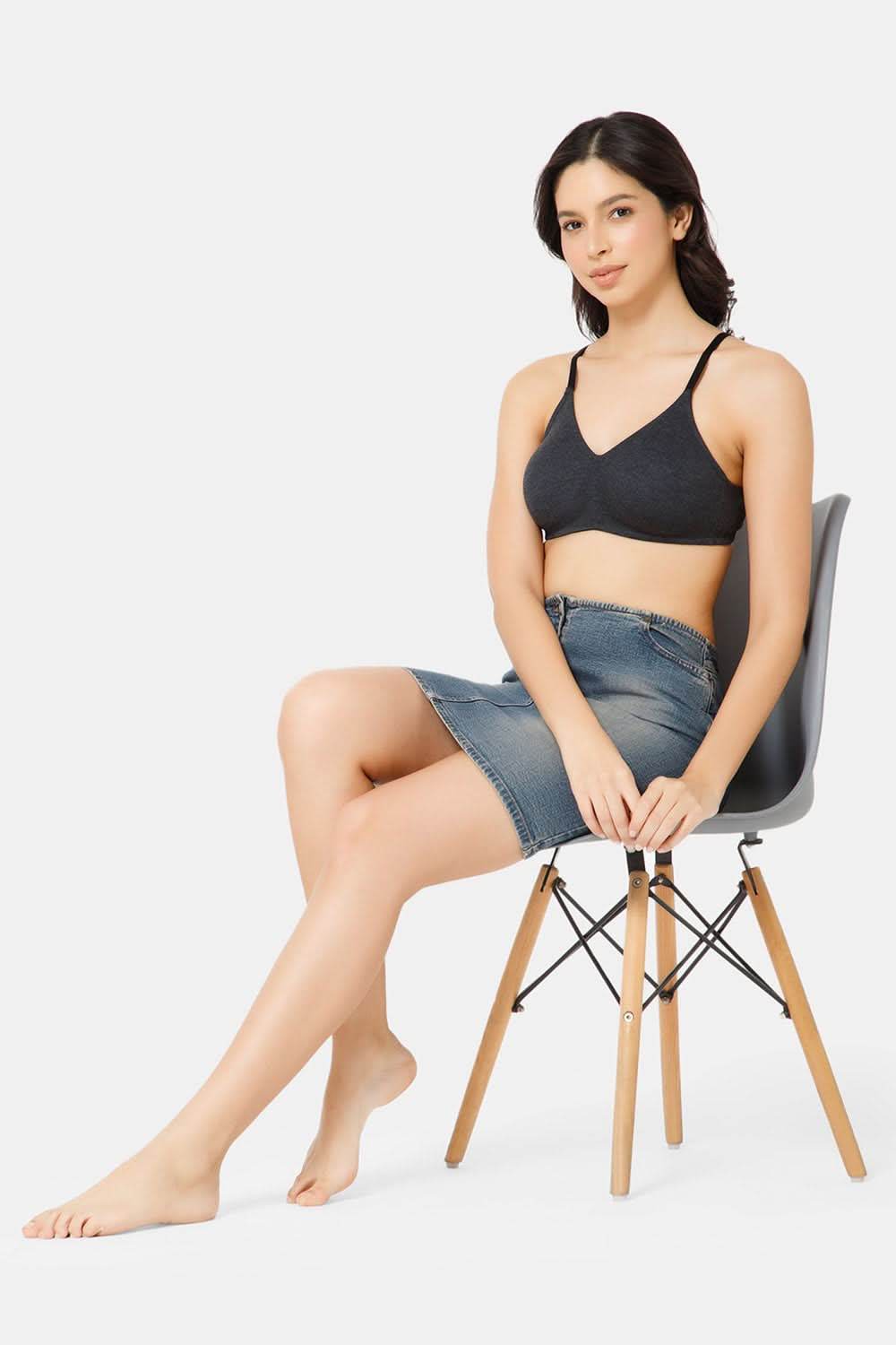Nora Non-Wired Seamless Everyday T-Shirt Bra with Double-Layered Support - Naidu Hall Family Store