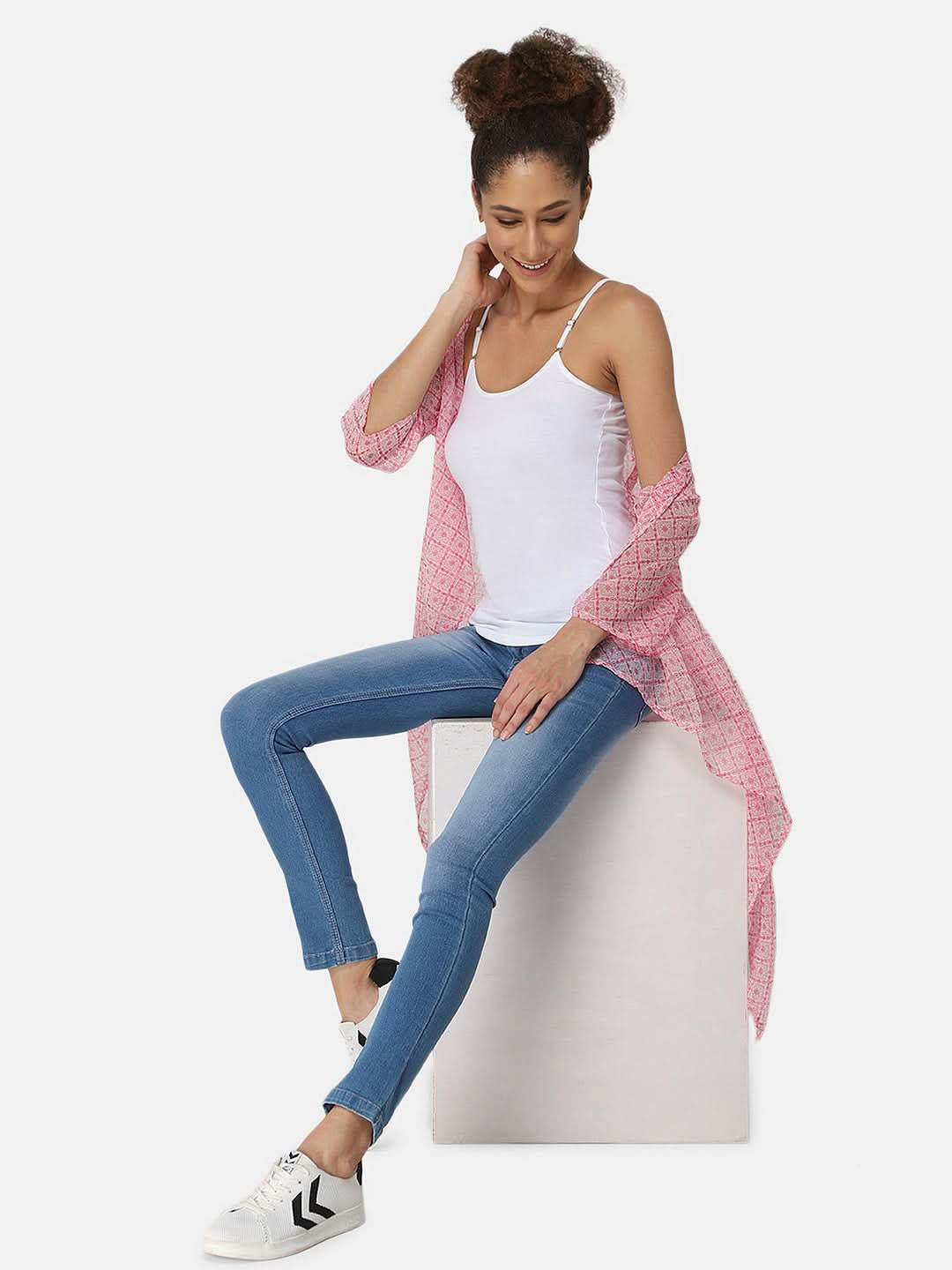 Full Coverage Non-Wired Non-Padded Cotton Intimacy Slip Camisole - Prime Shades - IN08 - Naidu Hall Family Store