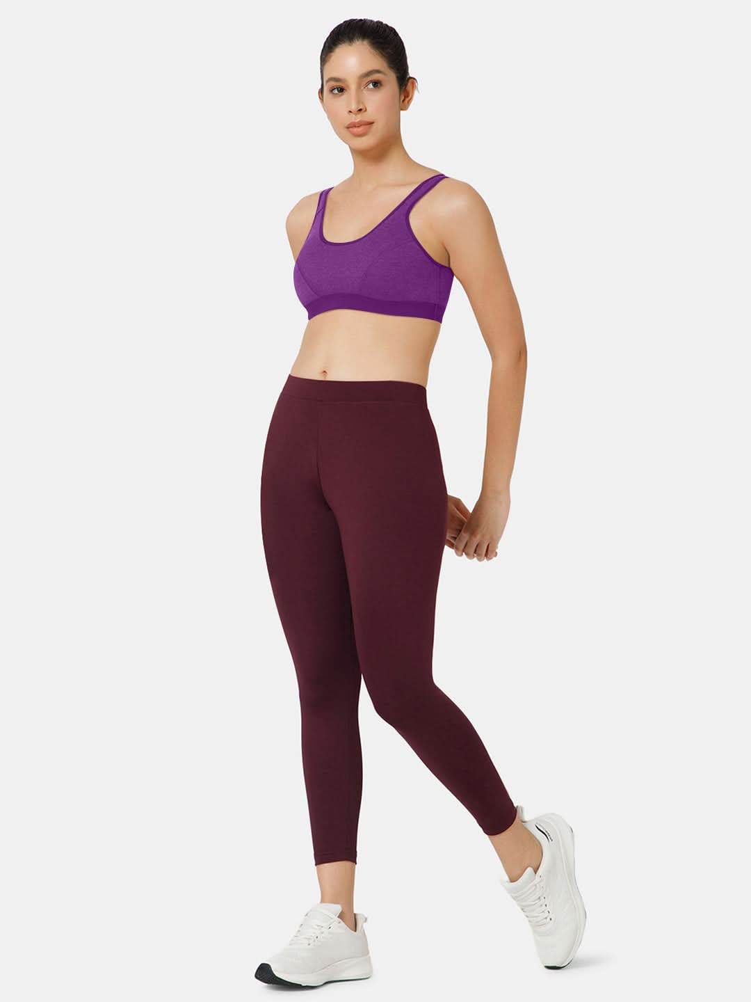 Naidu Hall Cotton Sports Bra - Erica | High Coverage, Cut & Sew Design, Effortless Comfort - Naidu Hall Family Store