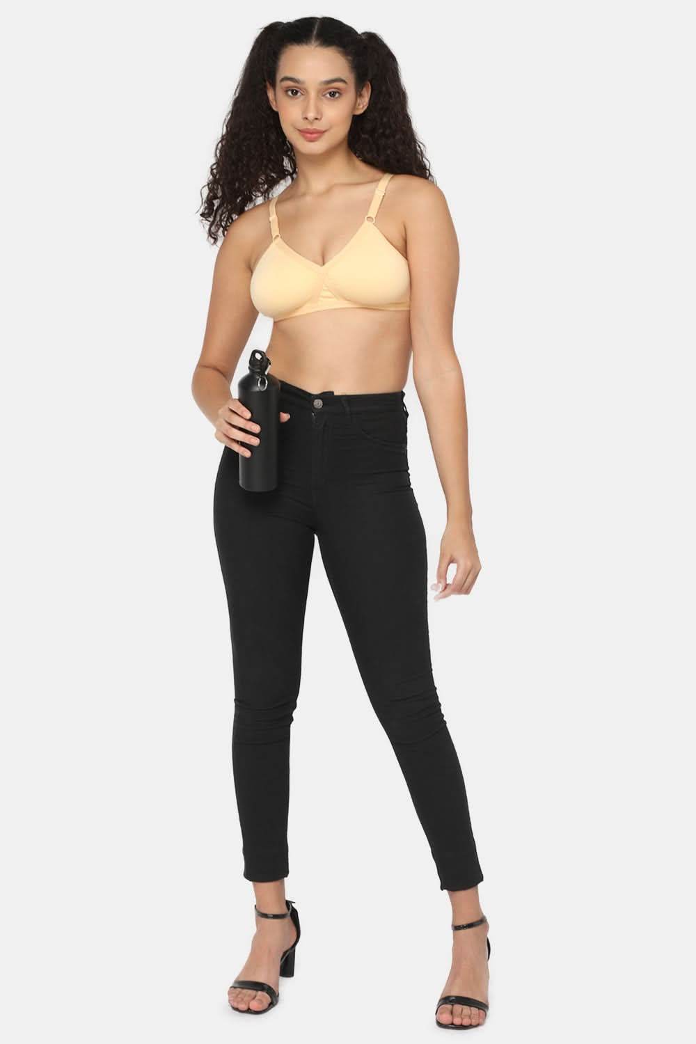 Naidu Hall Pretti Knitwear Bra Combo Pack – Soft, Comfortable Support for Everyday Wear (C73) - Naidu Hall Family Store