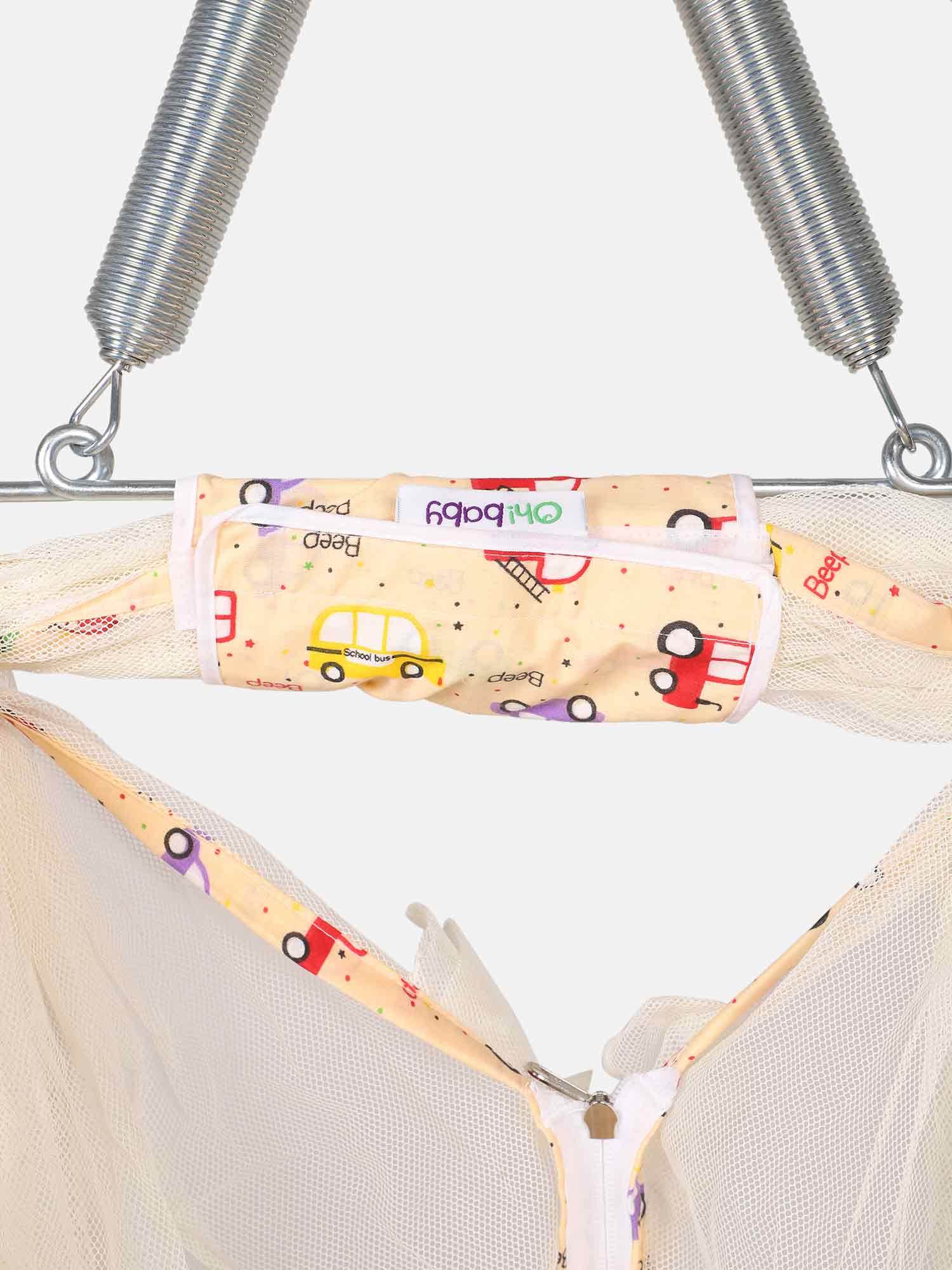 Oh Baby Printed Thuli Mosquito Bed Cream - Cotton - Naidu Hall Family Store