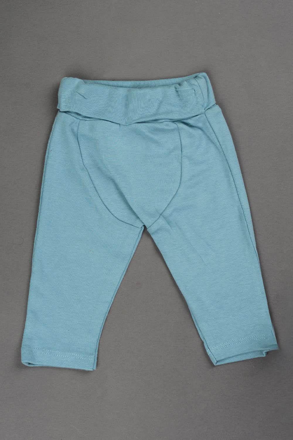 Oh Baby Cotton Interlock Knit Animal Print Infant Gift Set - Blue - S202 - Naidu Hall Family Store