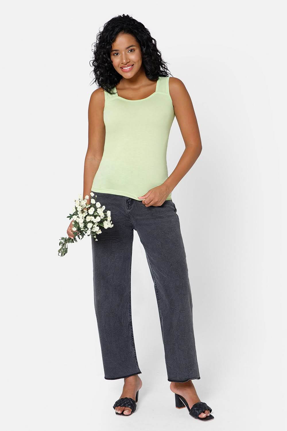 Full Coverage Sweat Absorbent Intimacy Cotton Tanktop - IN07 - Naidu Hall Family Store