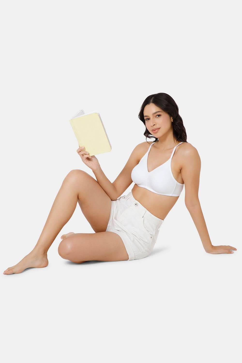 Nora Non-Wired Seamless Everyday T-Shirt Bra with Double-Layered Support - Naidu Hall Family Store